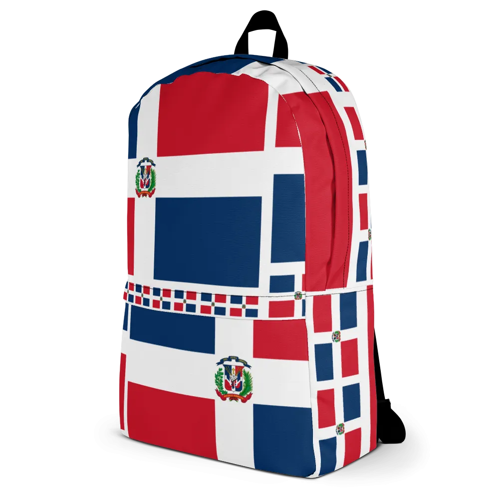 Dominican Republic Flag All-Over Collage Backpack