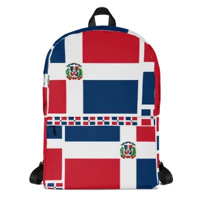 Dominican Republic Flag All-Over Collage Backpack