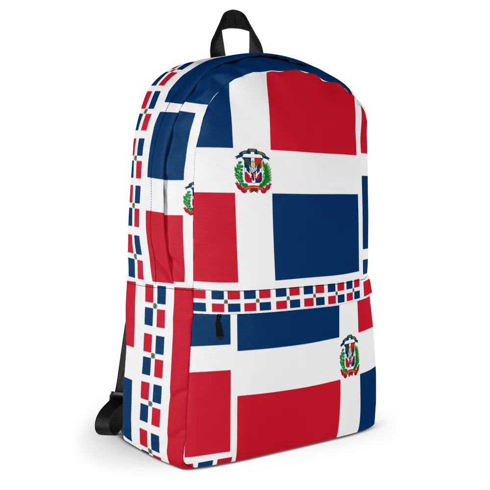 Dominican Republic Flag All-Over Collage Backpack