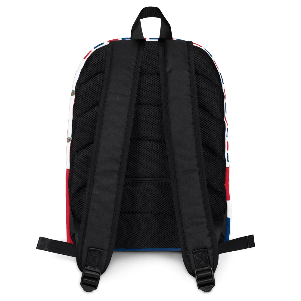 Dominican Republic Flag All-Over Collage Backpack