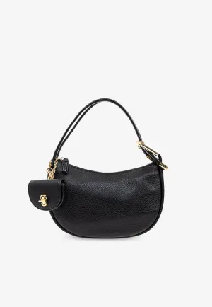 Dual Pebbled Leather Hobo Bag