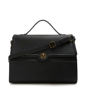 Essential Bag black handbag with 16.4 inch laptop compartment