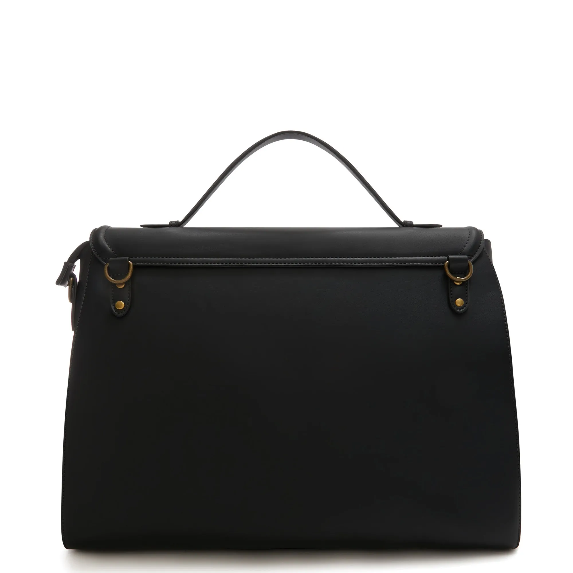 Essential Bag black handbag with 16.4 inch laptop compartment