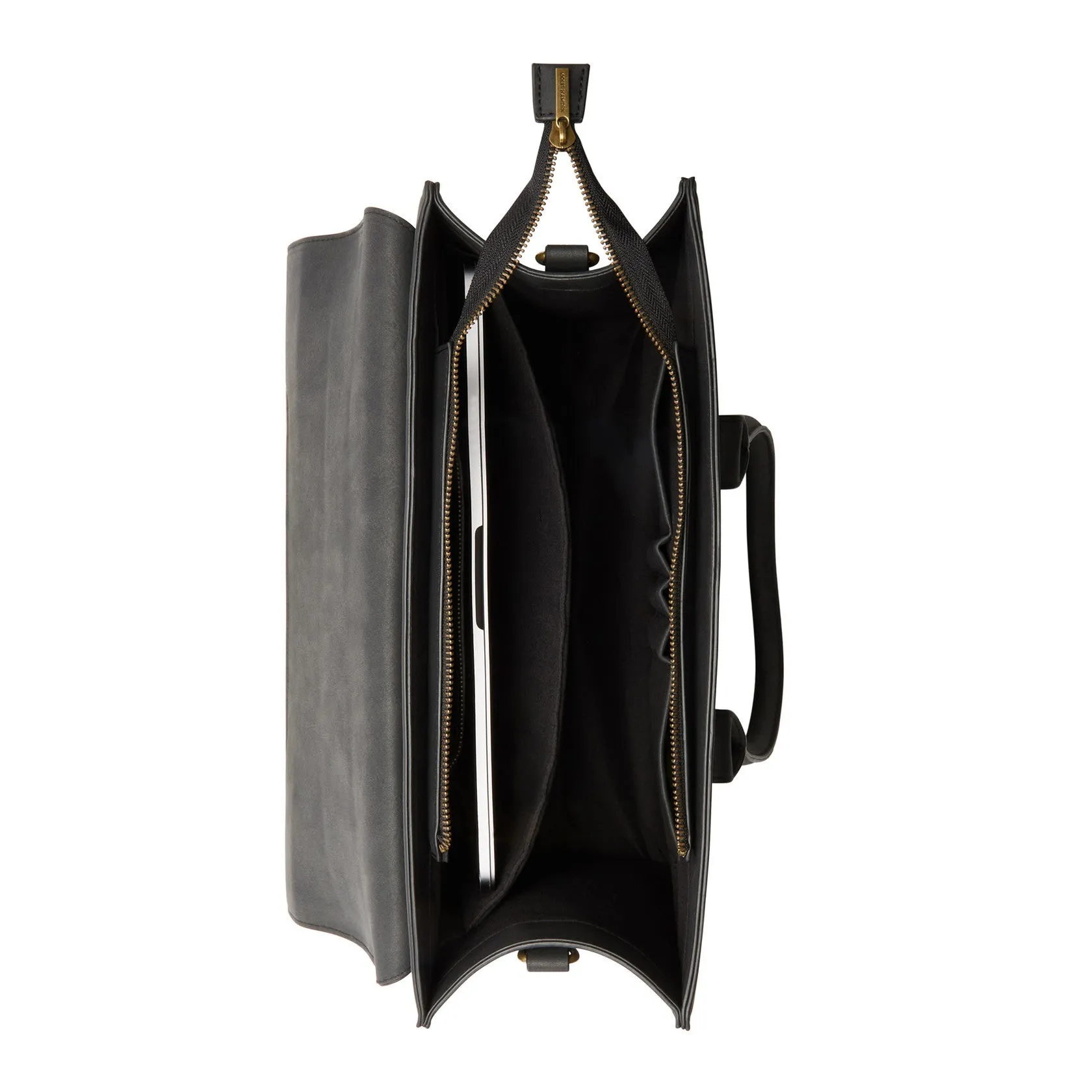 Essential Bag black shoulder bag with 13 inch laptop compartment