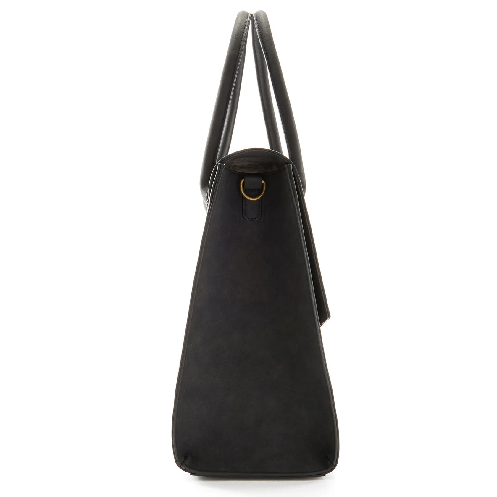 Essential Bag black shoulder bag with 13 inch laptop compartment
