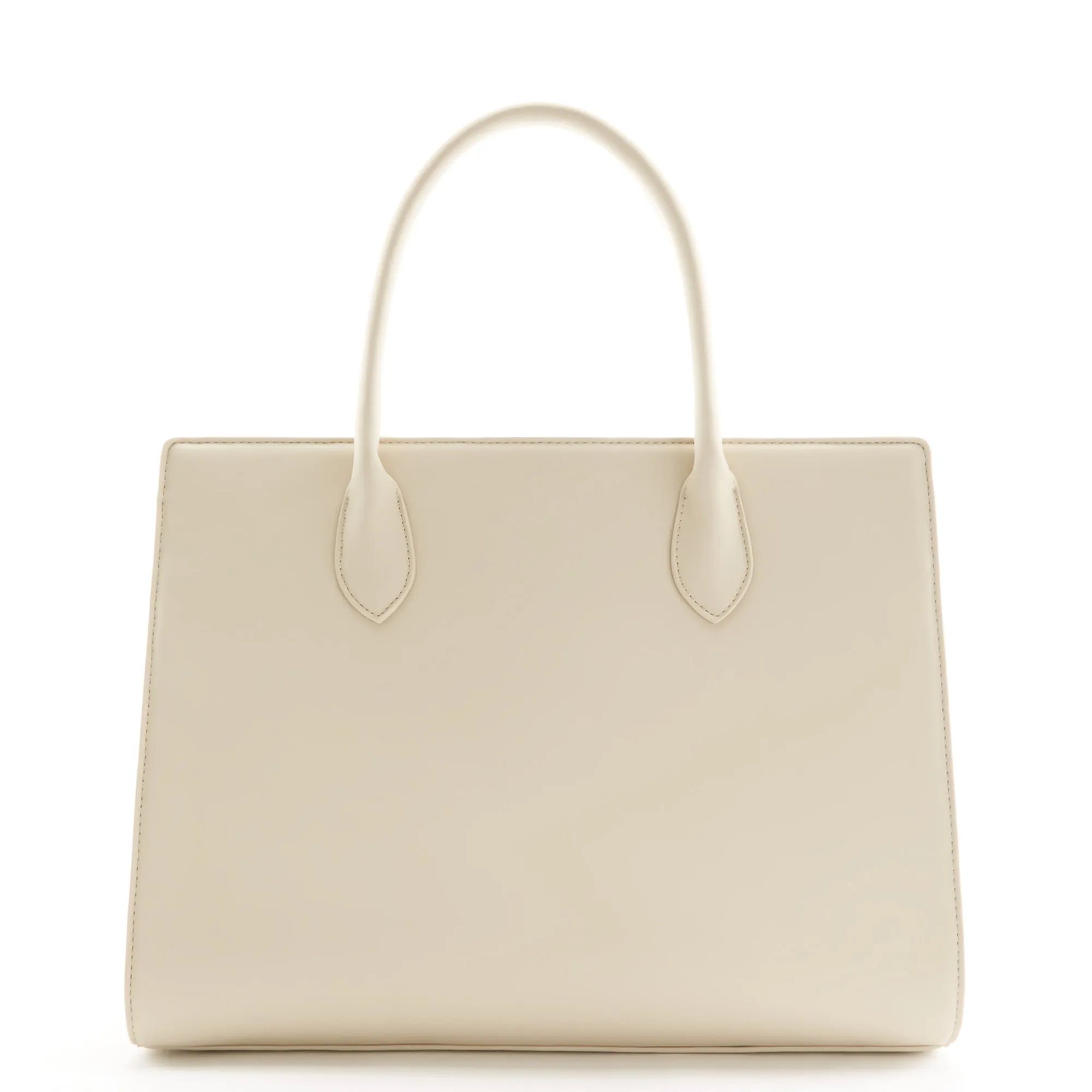 Essential Bag cream shoulder bag with 13 inch laptop compartment