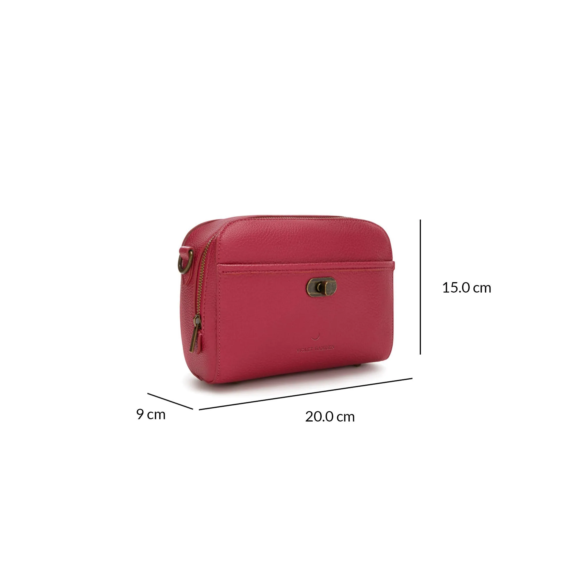 Essential Bag fuchsia crossbody bag