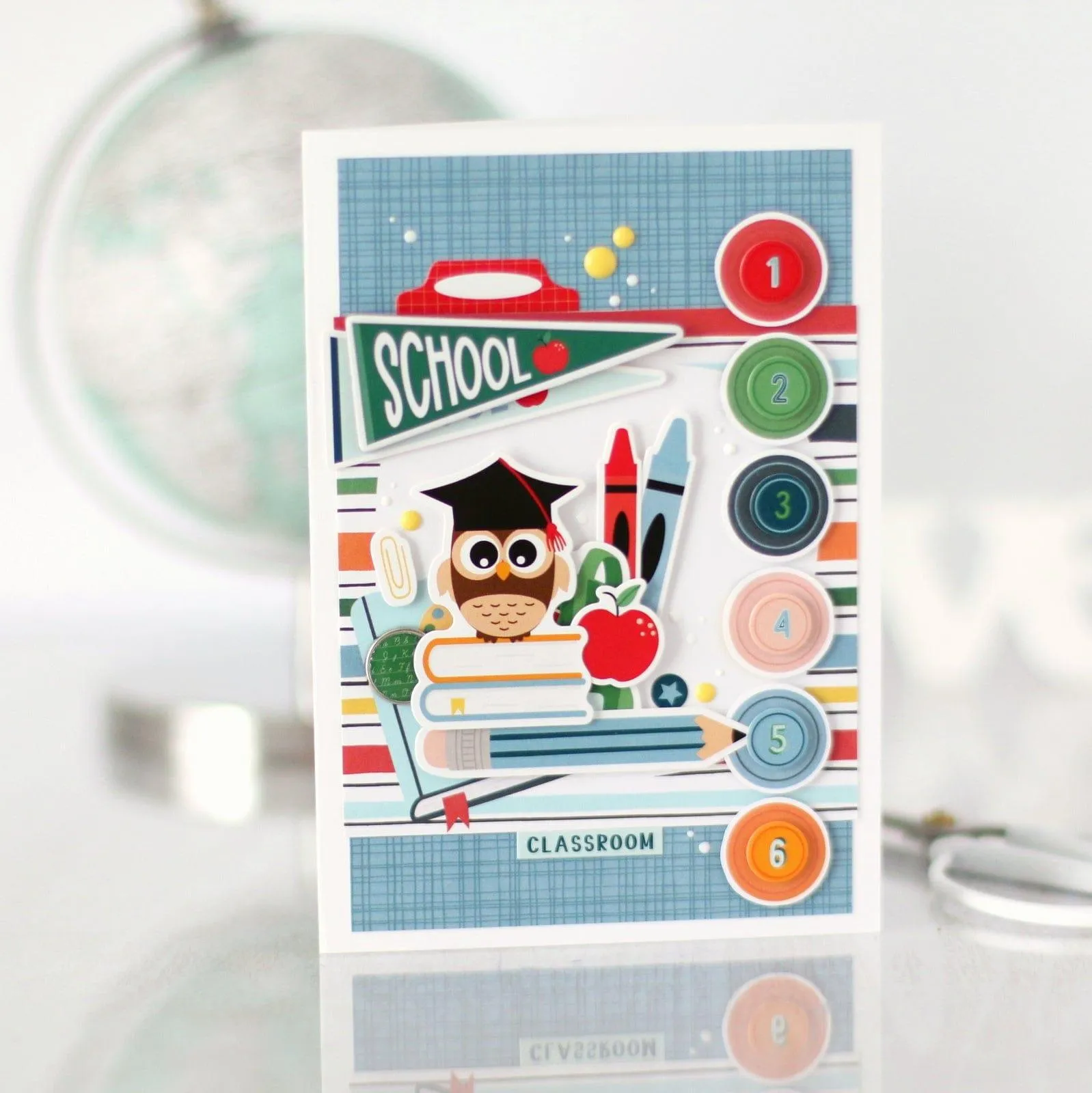 First Day Of School Collection 12 x 12 Scrapbook Sticker Sheet by Echo Park Paper