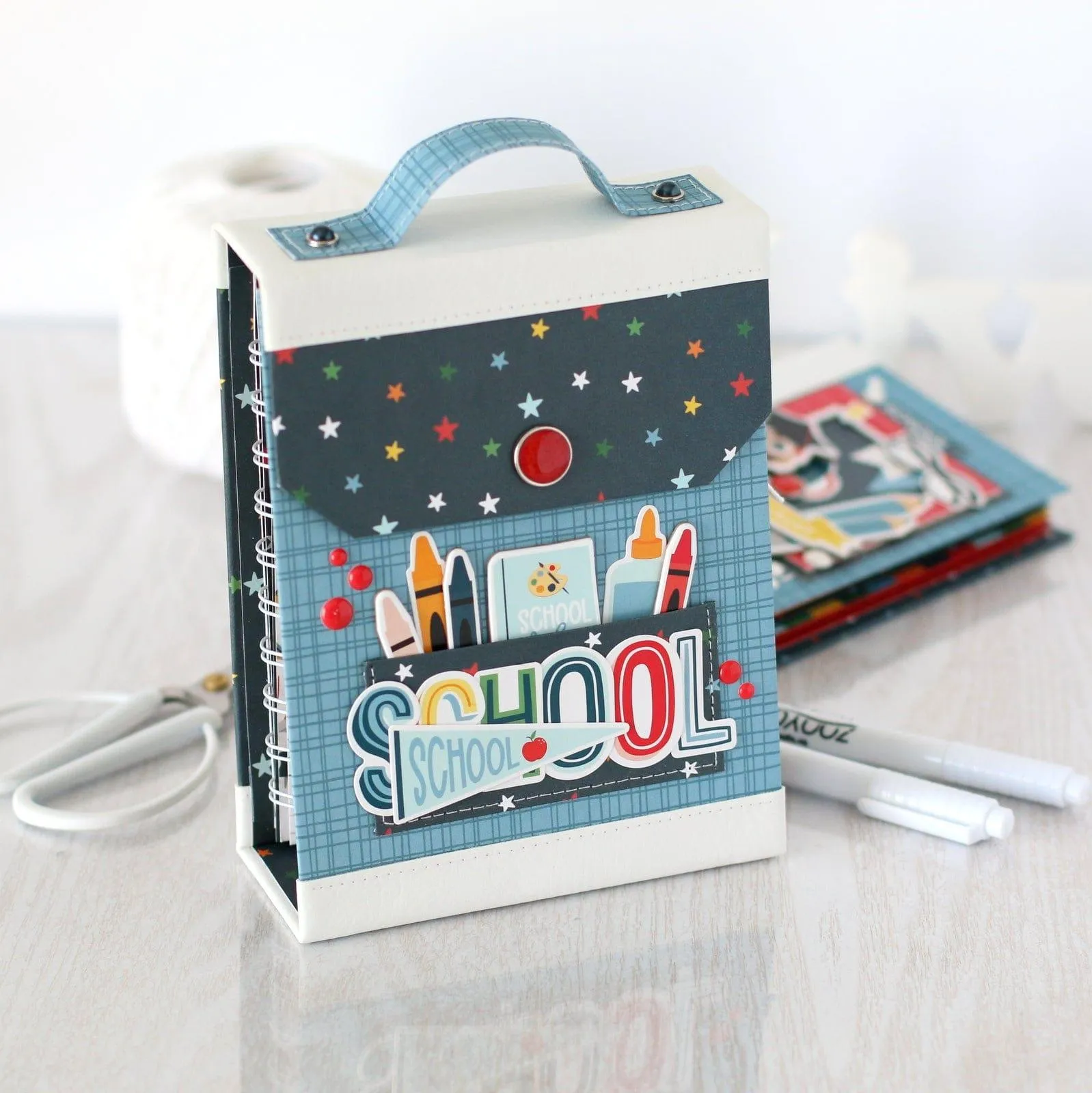 First Day Of School Collection 12 x 12 Scrapbook Sticker Sheet by Echo Park Paper