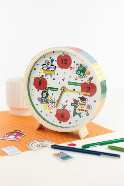 First Day Of School Collection 12 x 12 Scrapbook Sticker Sheet by Echo Park Paper