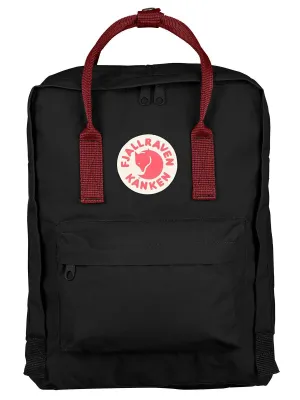 Fjallraven Kanken Classic Backpack Black Ox Red