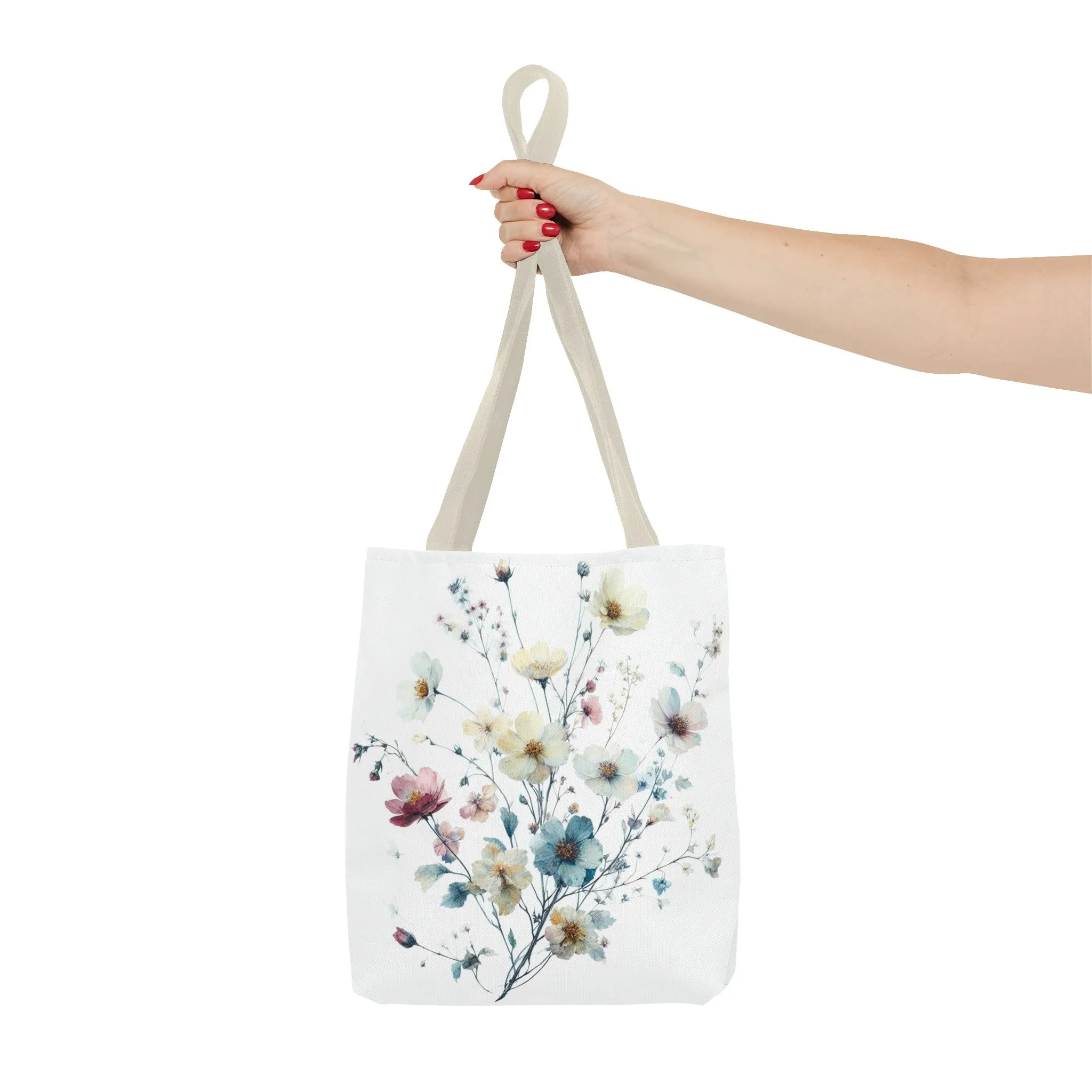 Flower tote bag
