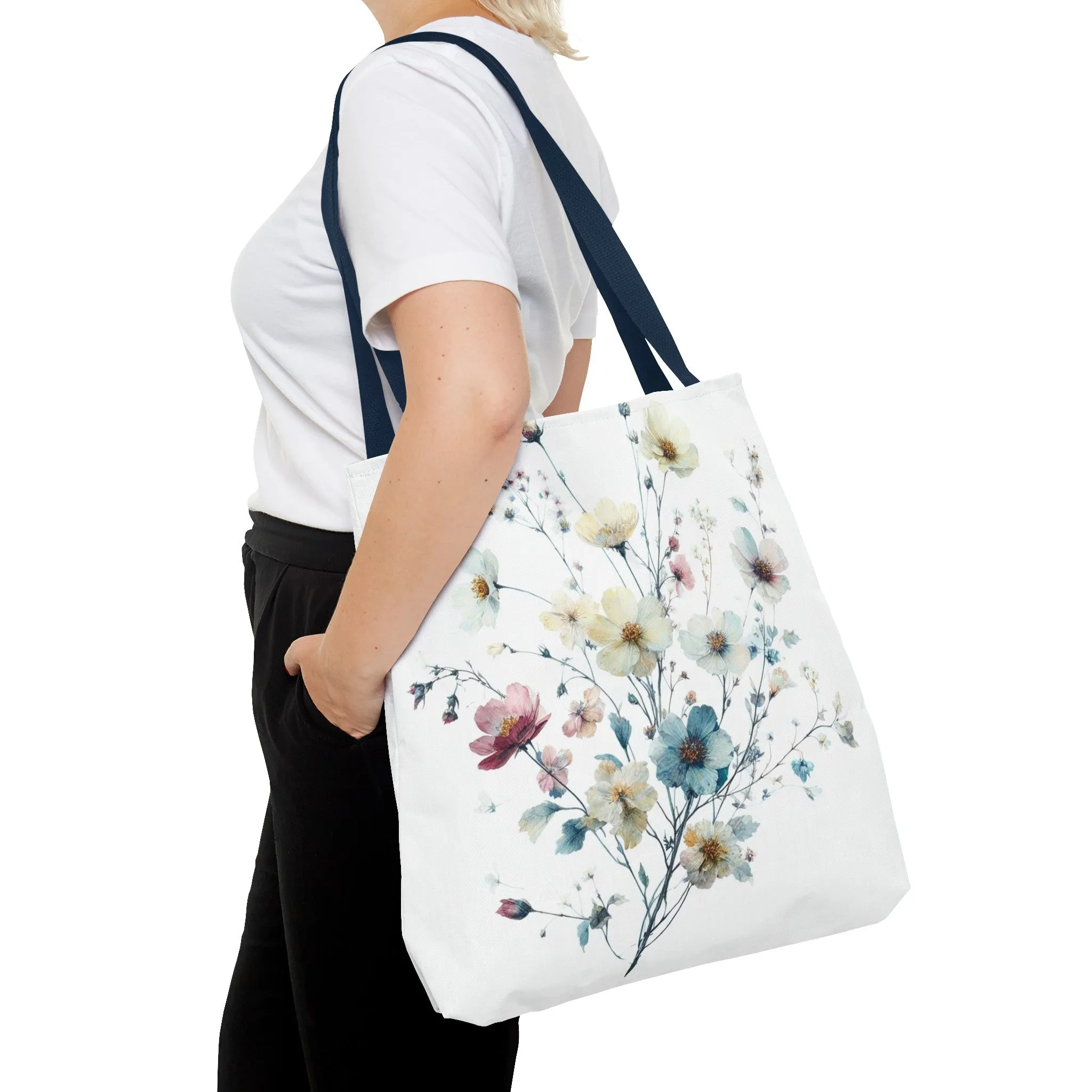 Flower tote bag