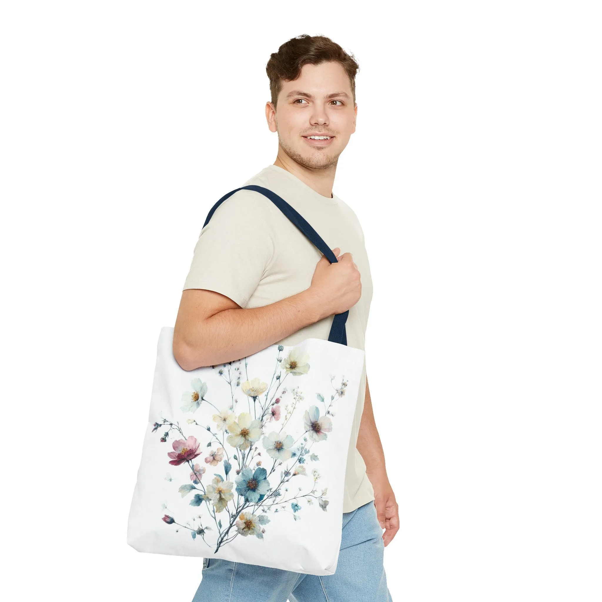 Flower tote bag