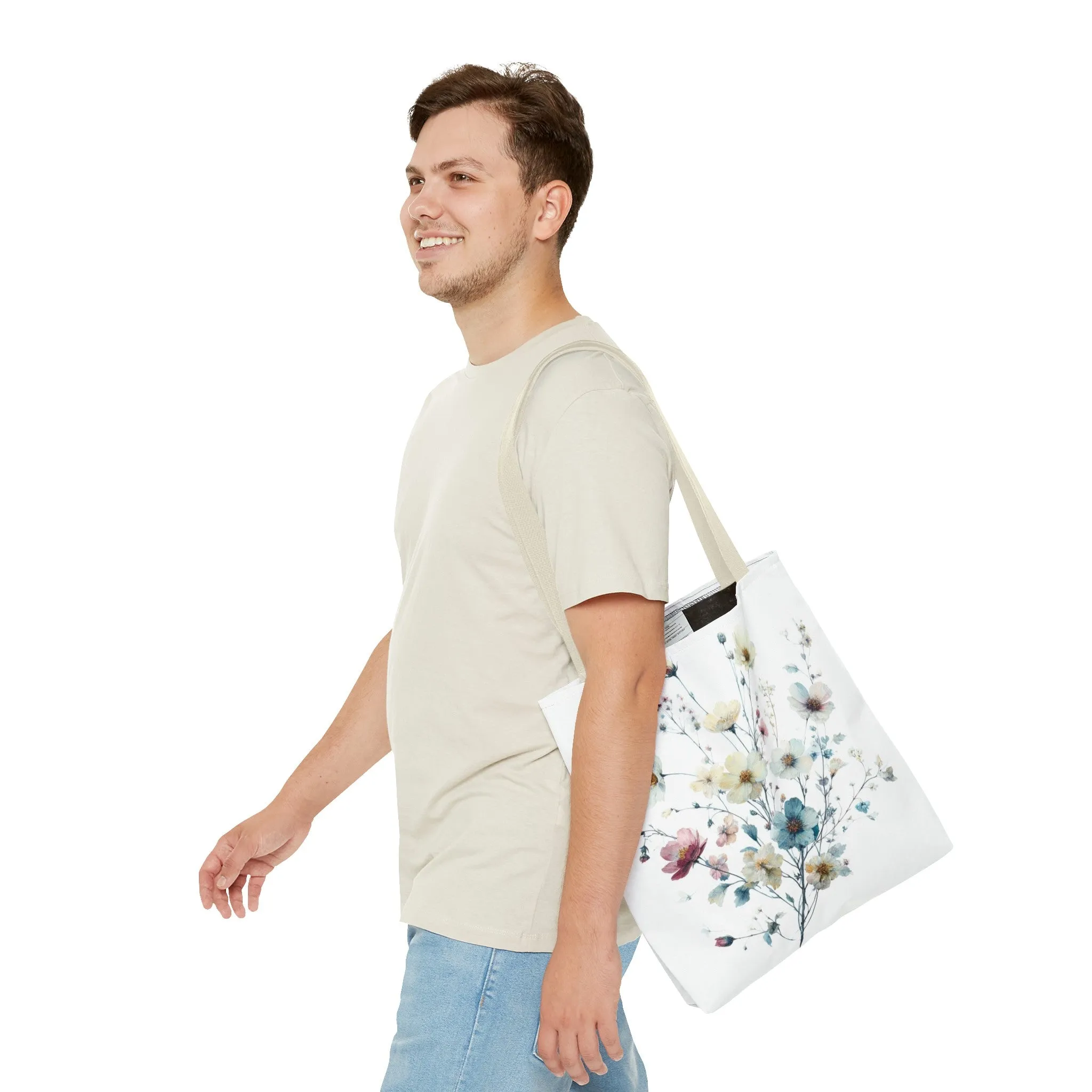 Flower tote bag