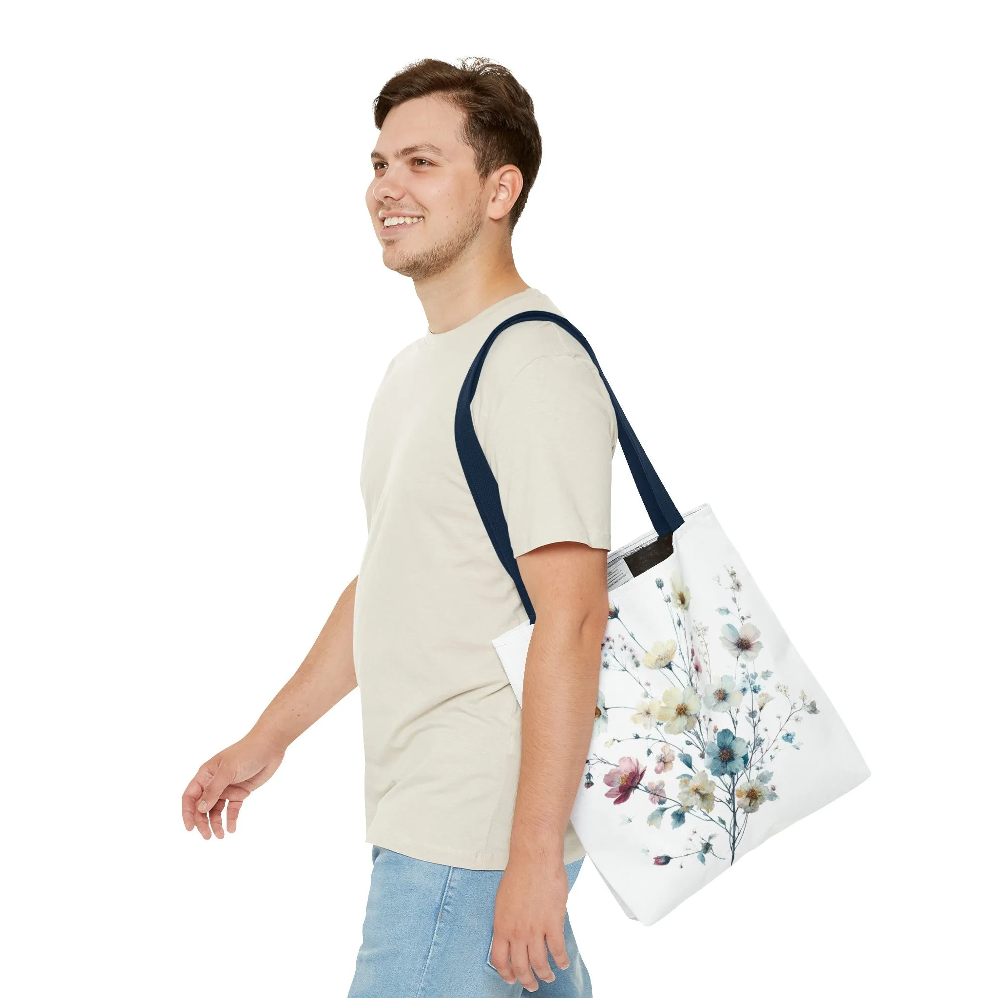 Flower tote bag