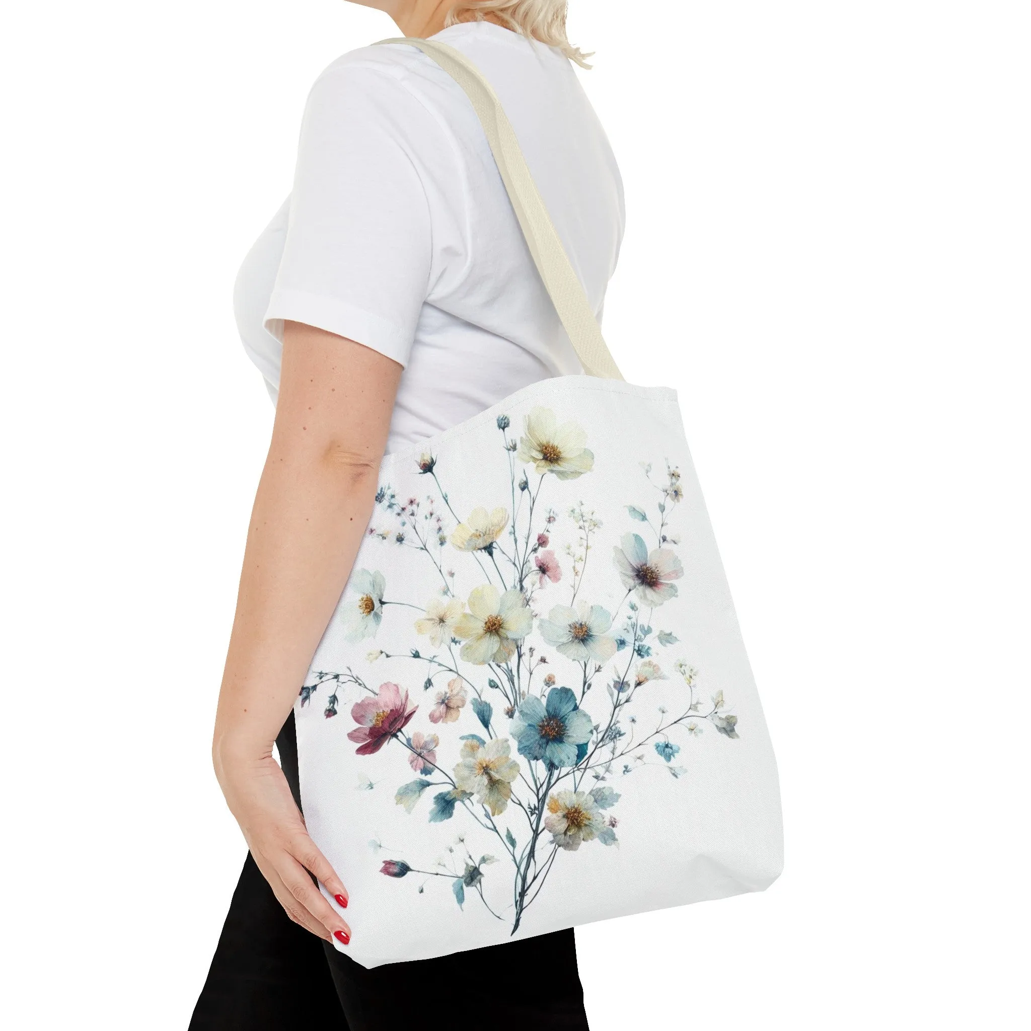 Flower tote bag