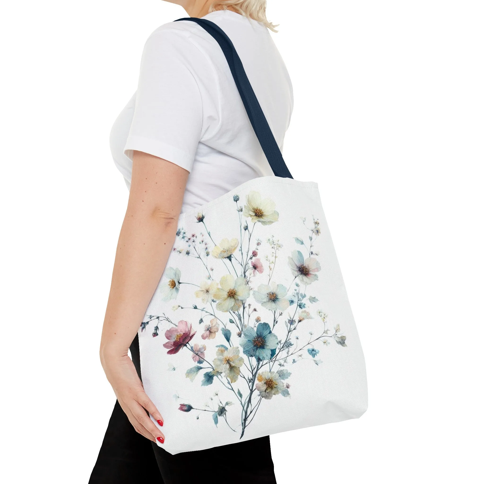 Flower tote bag