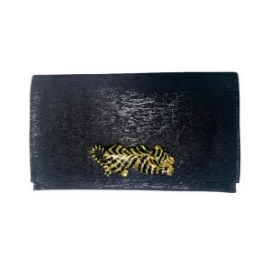 Garland Bags Black Sparkle Clutch