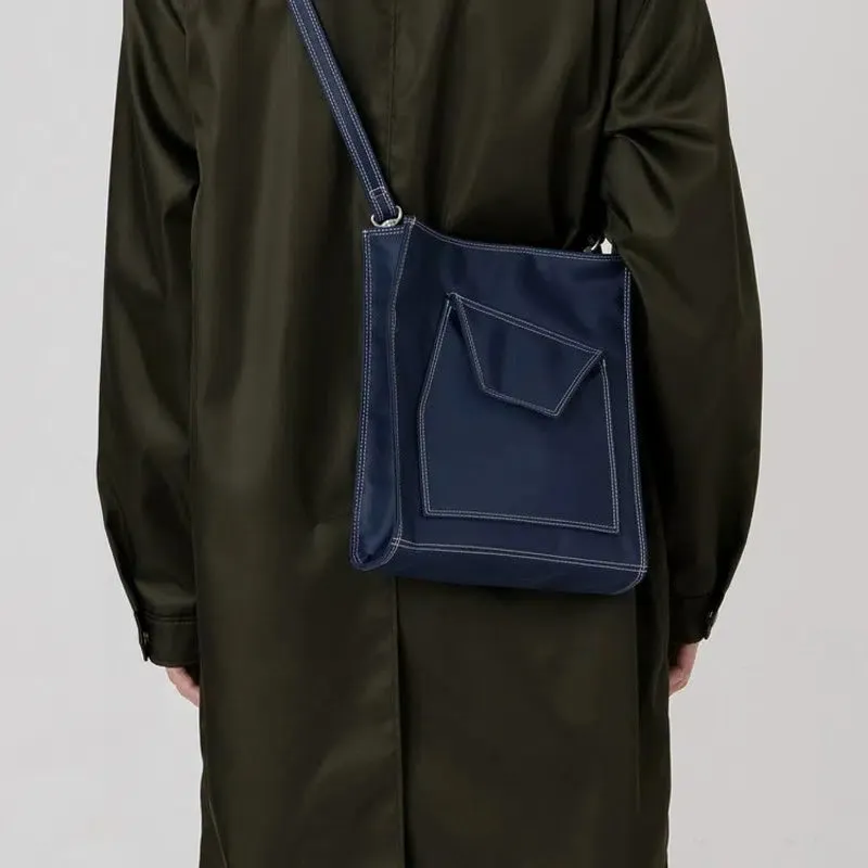 Geometric Pocket Crossbody Bag