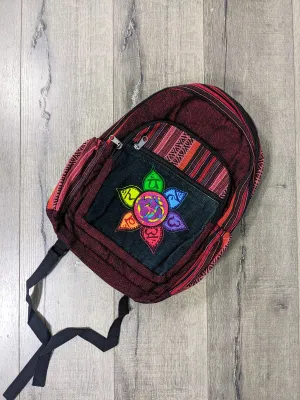 Gheri Rucksack Chakra Flower Print