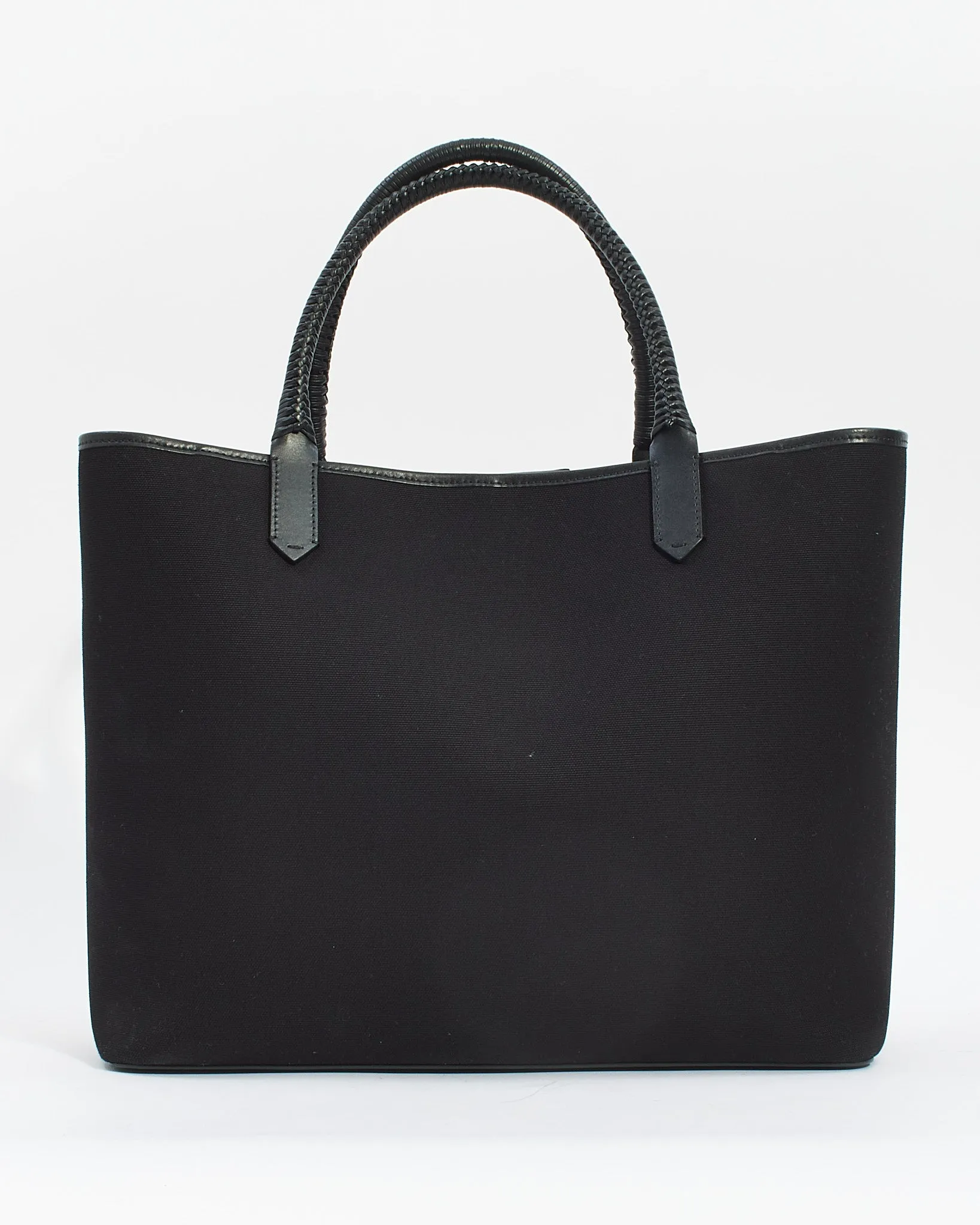 Givenchy Black Canvas Logo Antigona Large Tote Bag