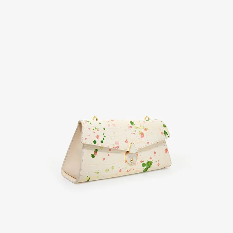 Gold Chain Baguette Bag
