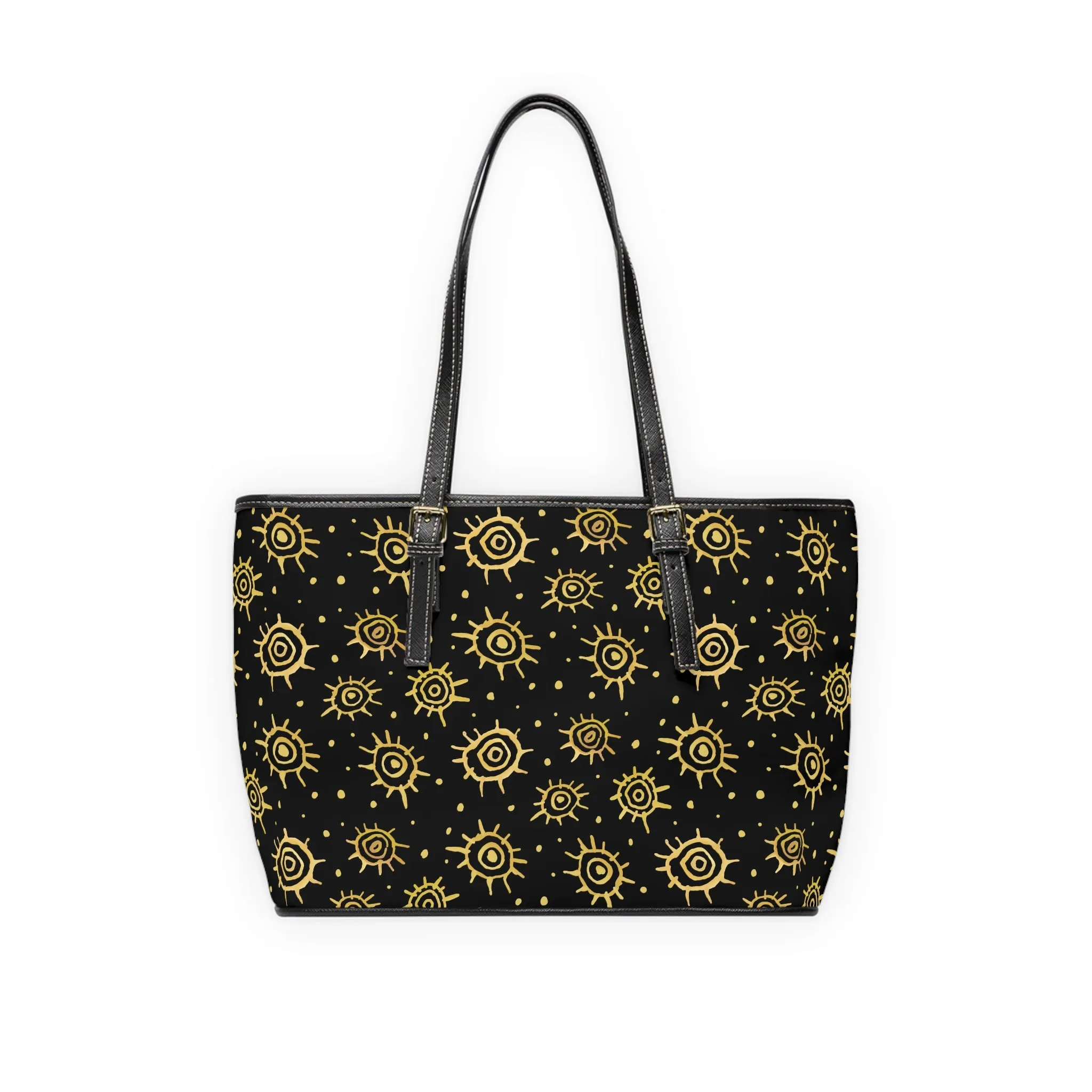 Gold Stars PU Leather Shoulder Bag