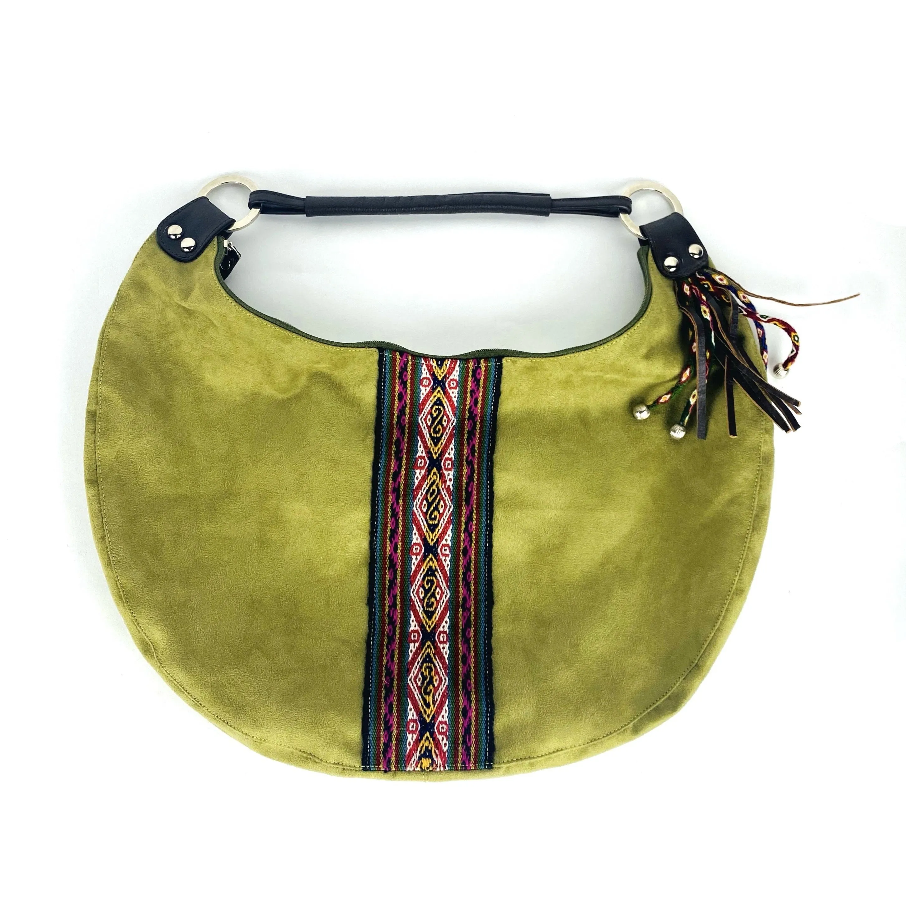 Green Half Moon Purse