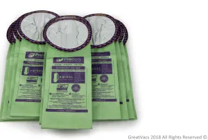 Green paper Proteam 6 quart round bags