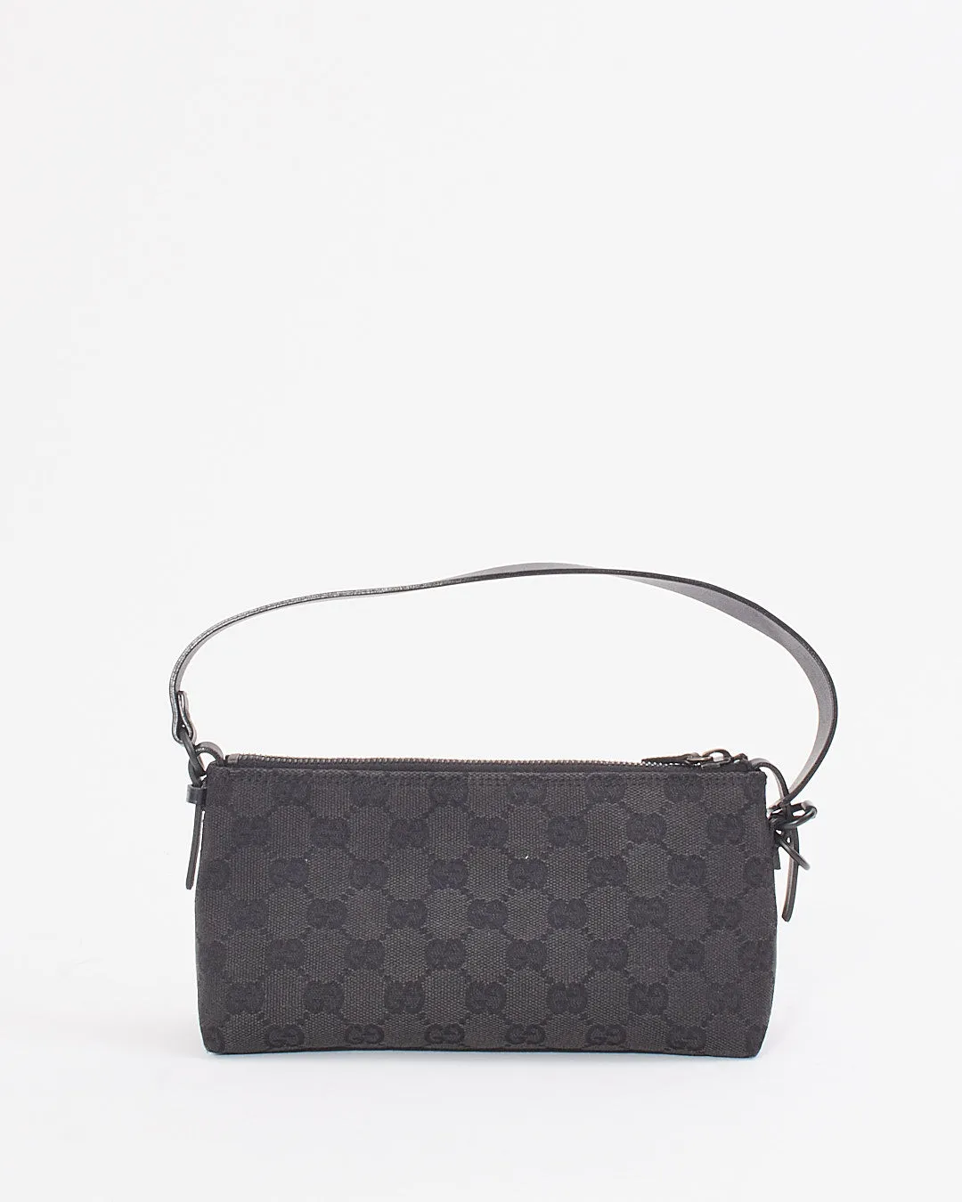 Gucci Black GG Canvas Shoulder Bag