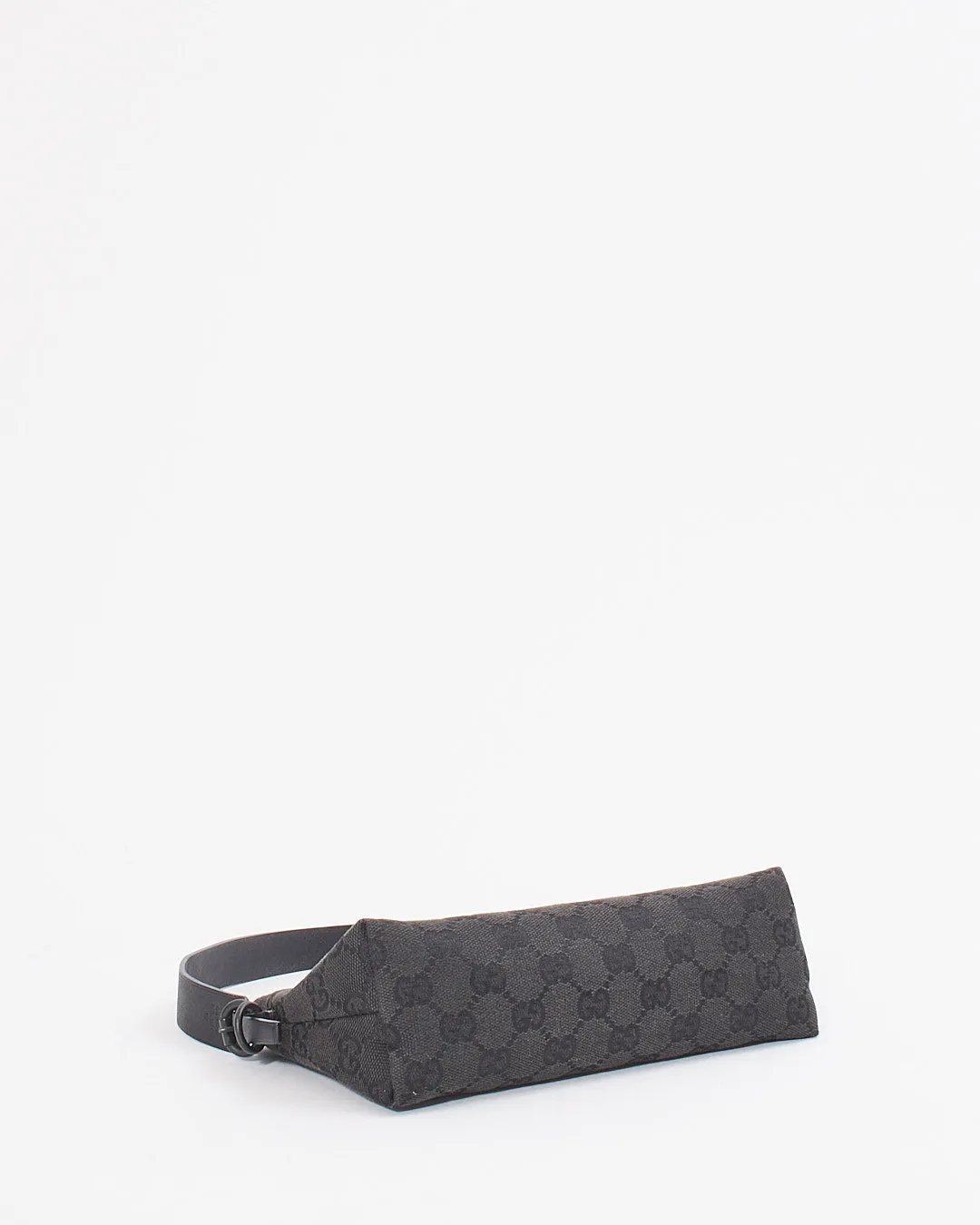 Gucci Black GG Canvas Shoulder Bag