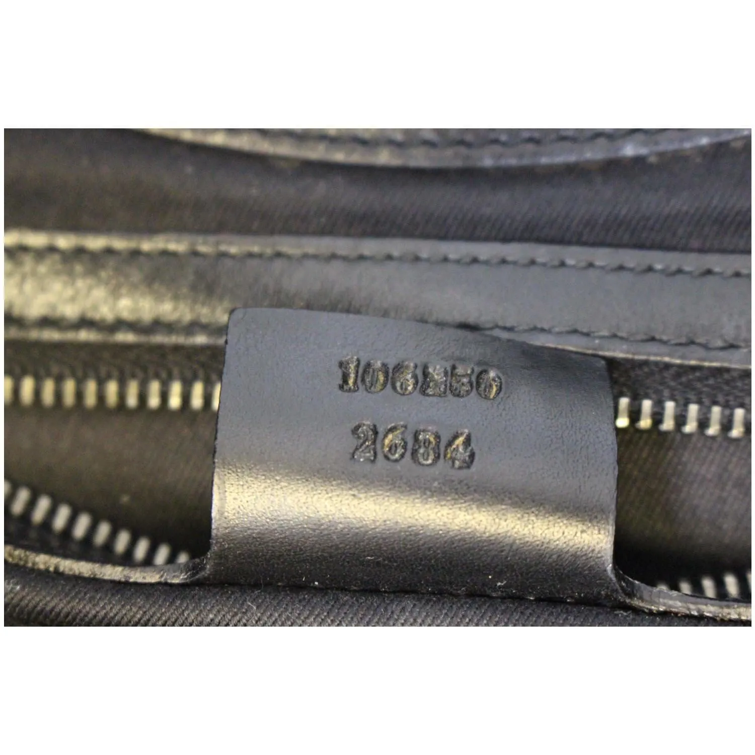 GUCCI GG Canvas Half Moon Hobo Bag Black