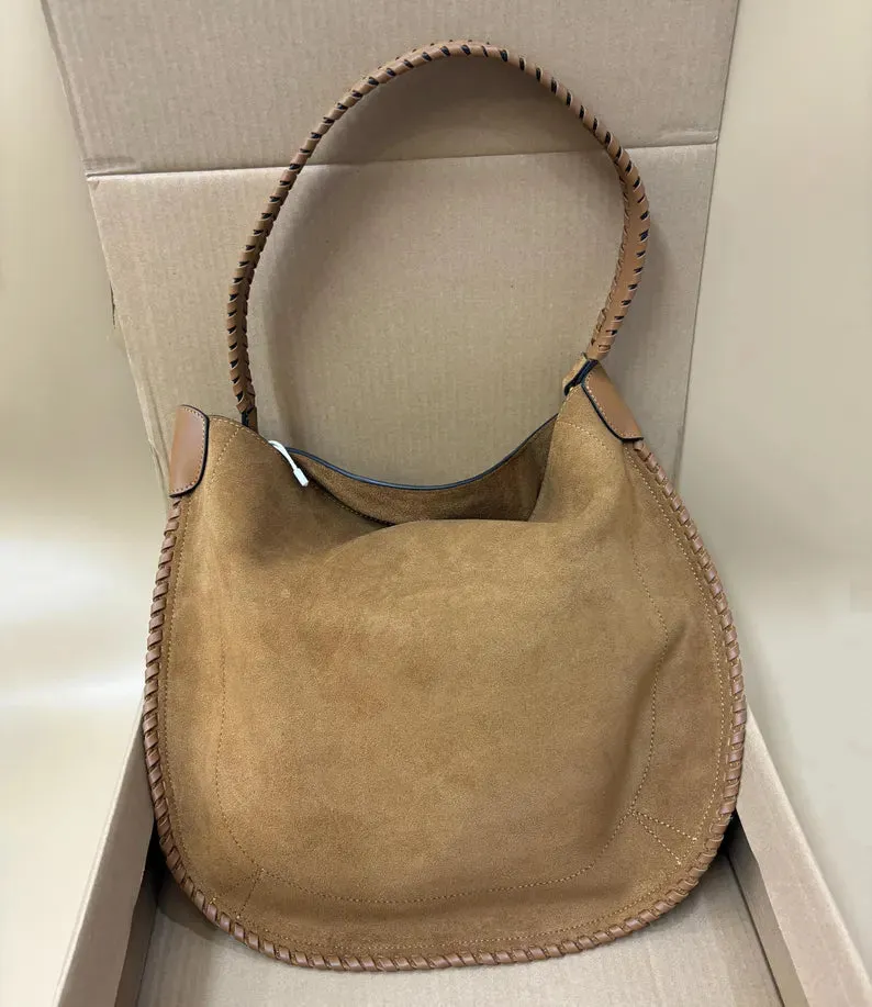 Handcrafted Braided Suede bag