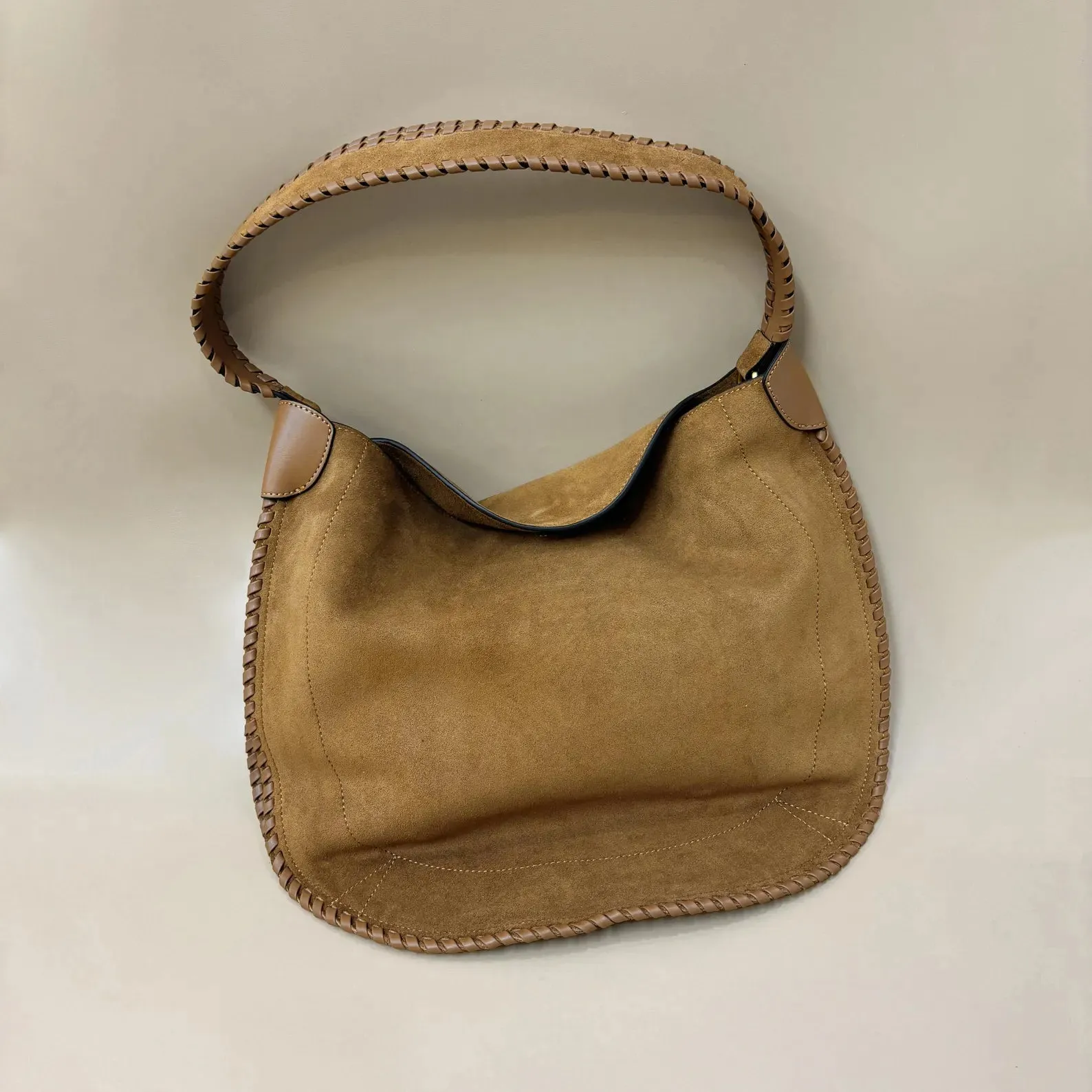 Handcrafted Braided Suede bag