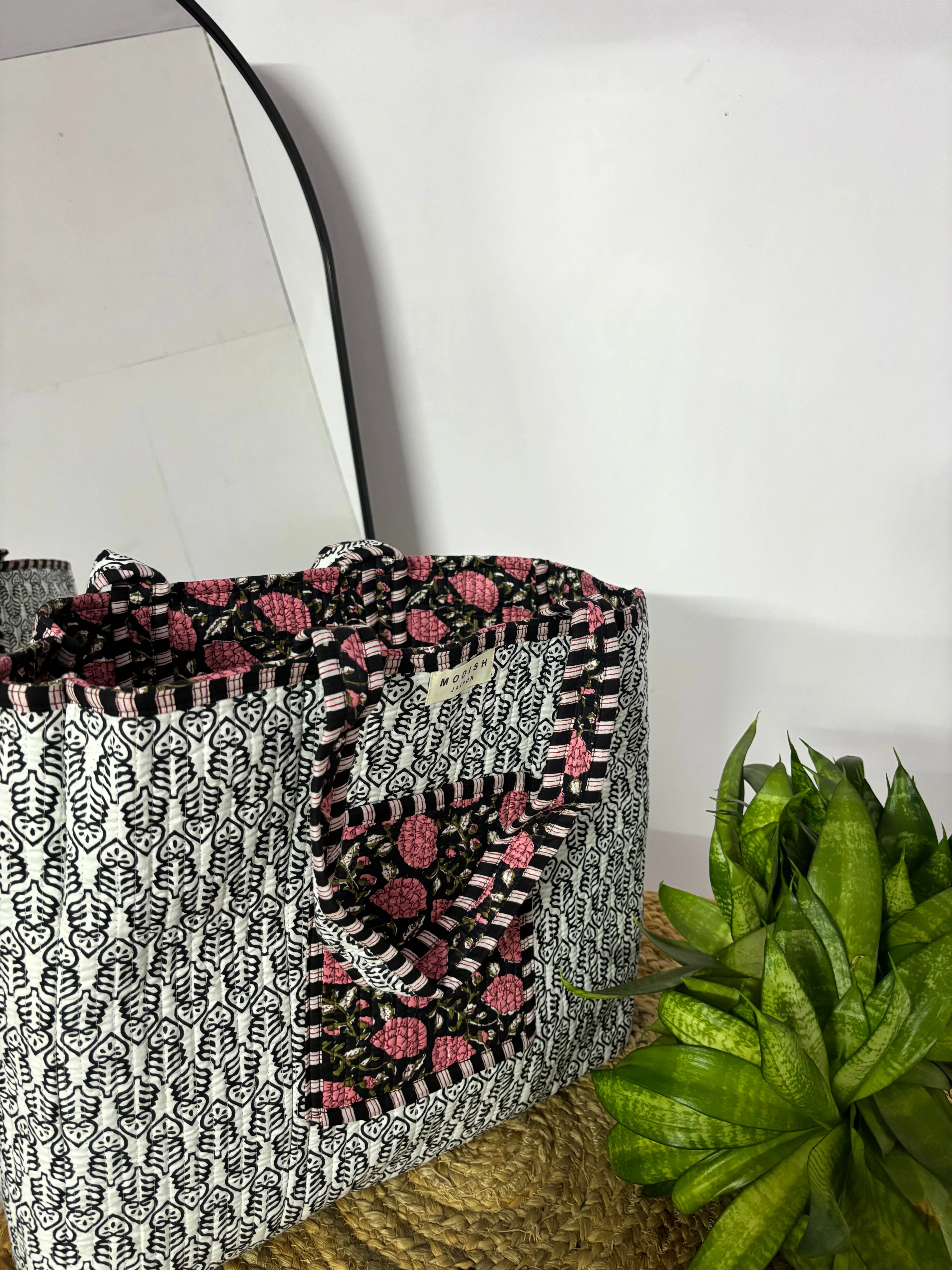 Handcrafted Reversible Tote Bag