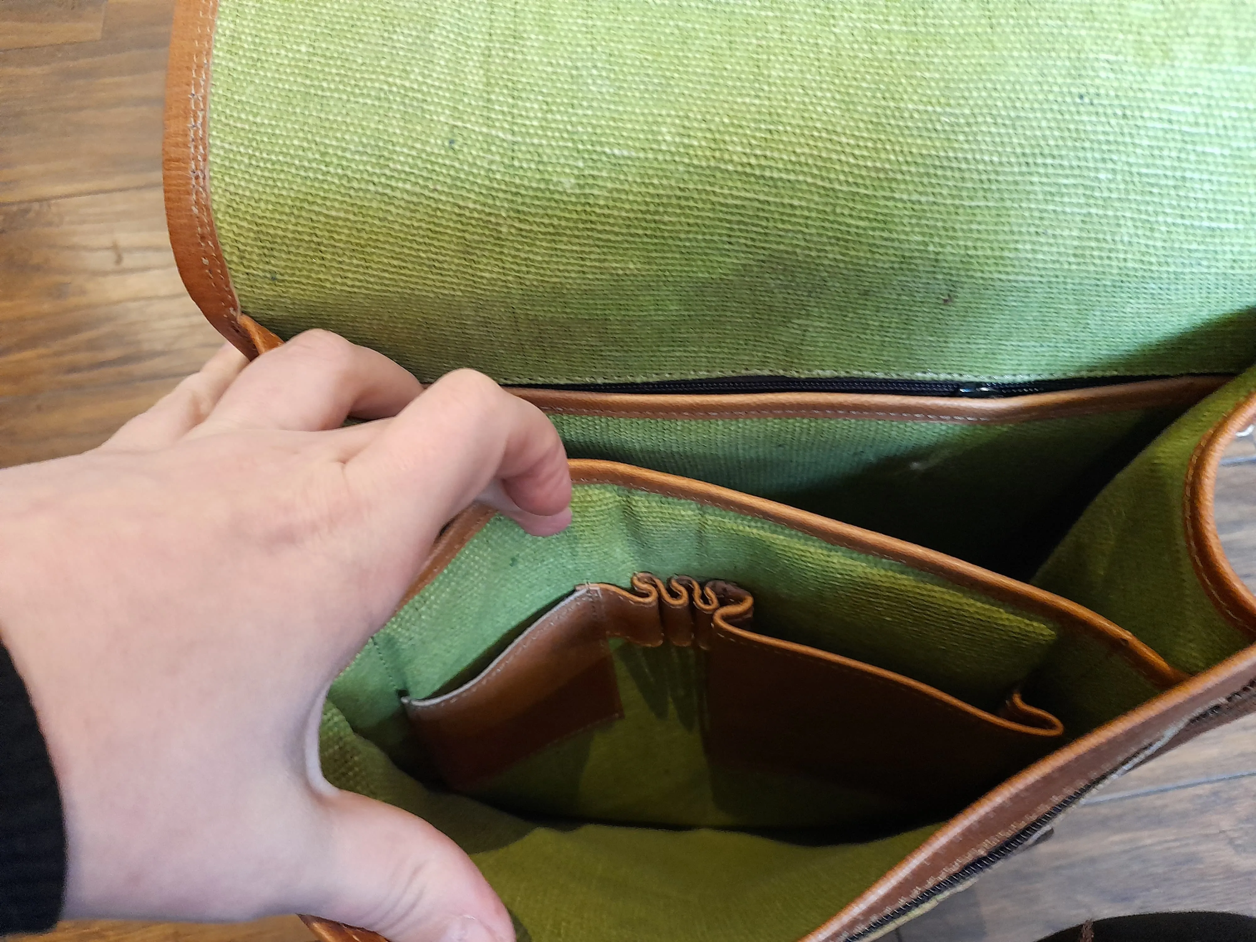 Handmade Four Pocket Leather Backpack