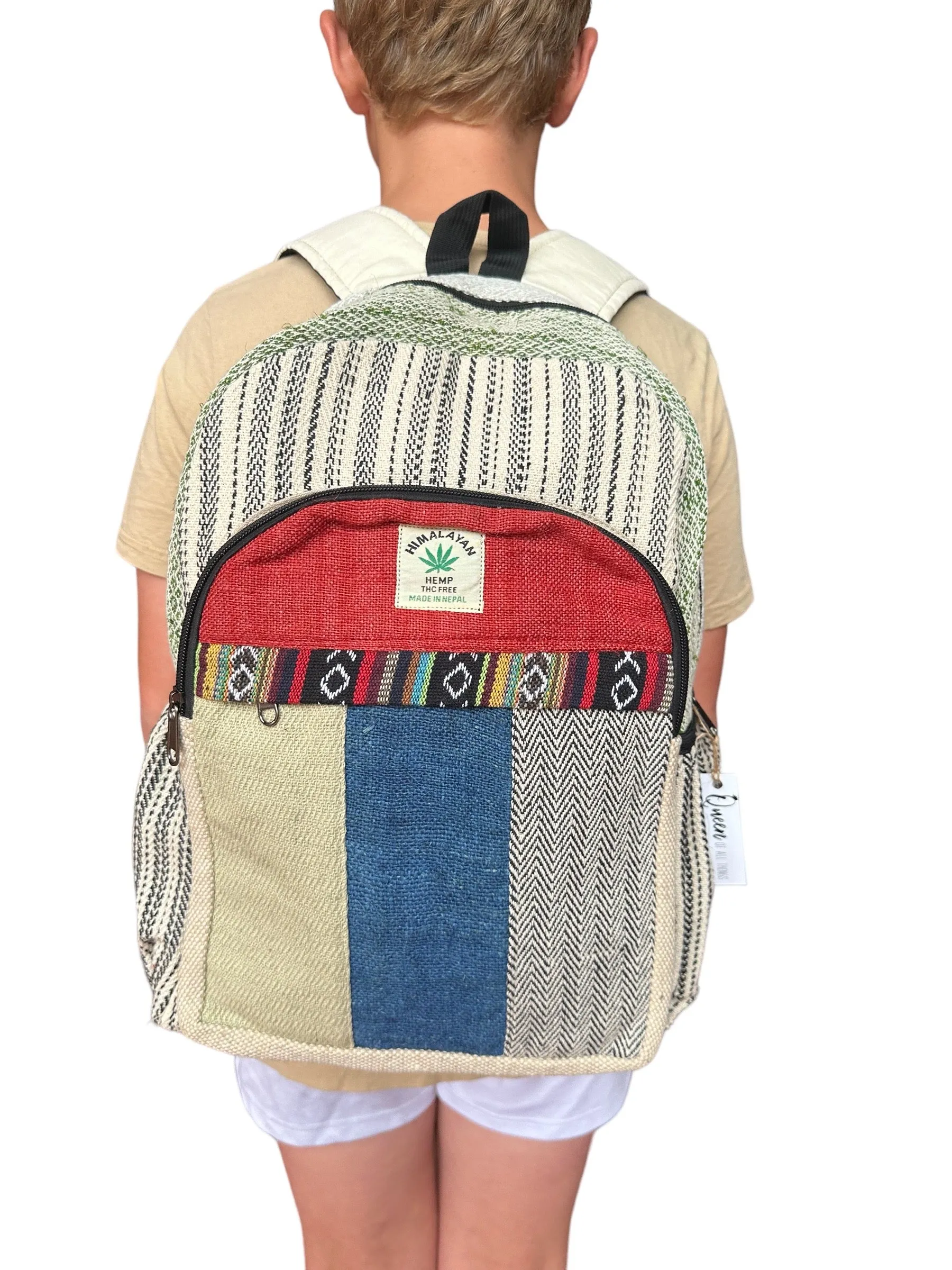 Hemp backpack #12