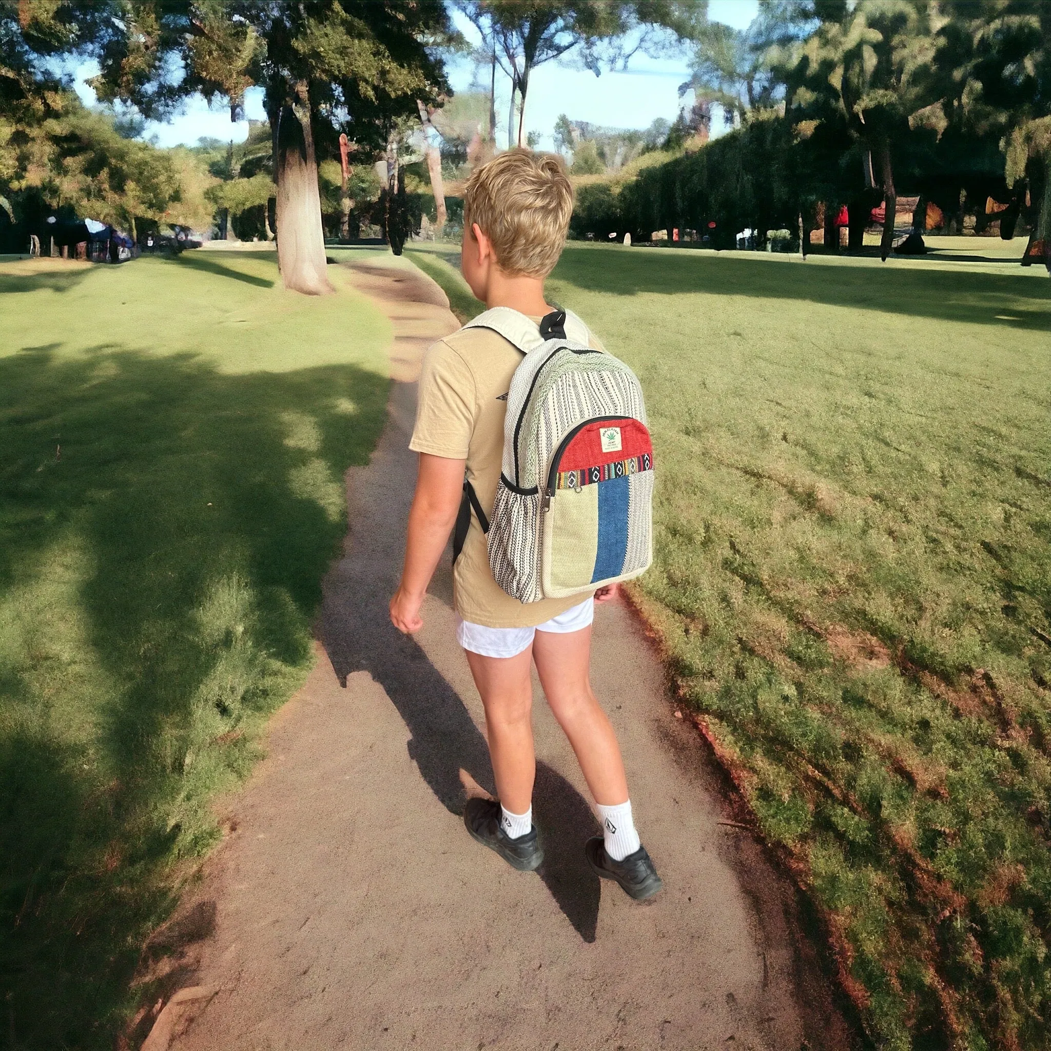 Hemp backpack #12