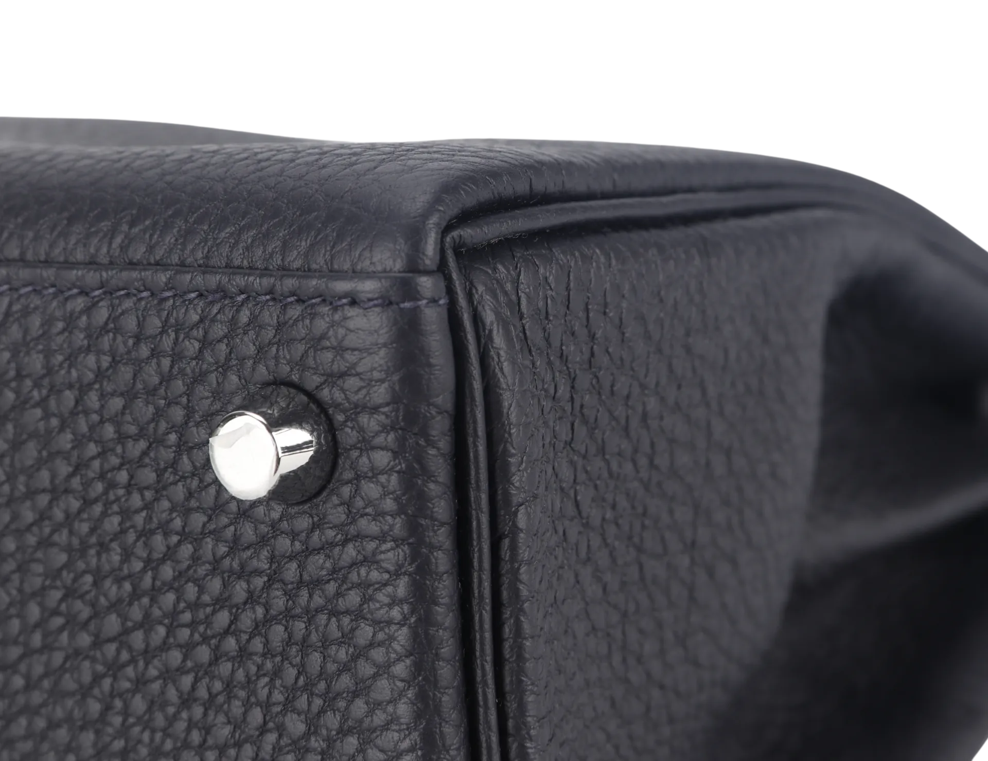 HERMES KELLY 25CM II CABAN 3Y COLOR TOGO LEATHER WITH SILVER HARDWARE STAMP U (2022) WITH TWO STRAPS WITH LOCK&KEYS, DUST COVER AND BOX