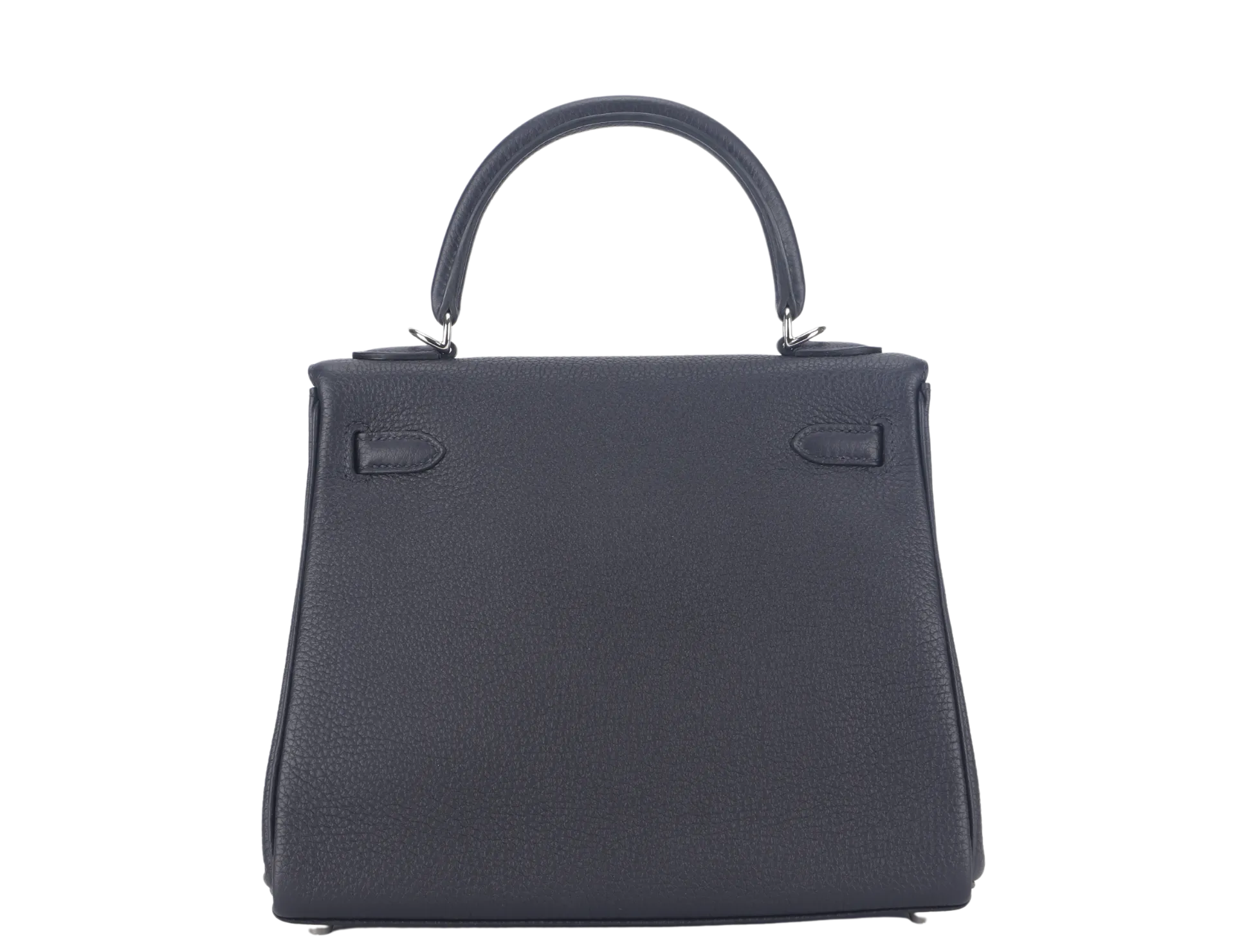 HERMES KELLY 25CM II CABAN 3Y COLOR TOGO LEATHER WITH SILVER HARDWARE STAMP U (2022) WITH TWO STRAPS WITH LOCK&KEYS, DUST COVER AND BOX