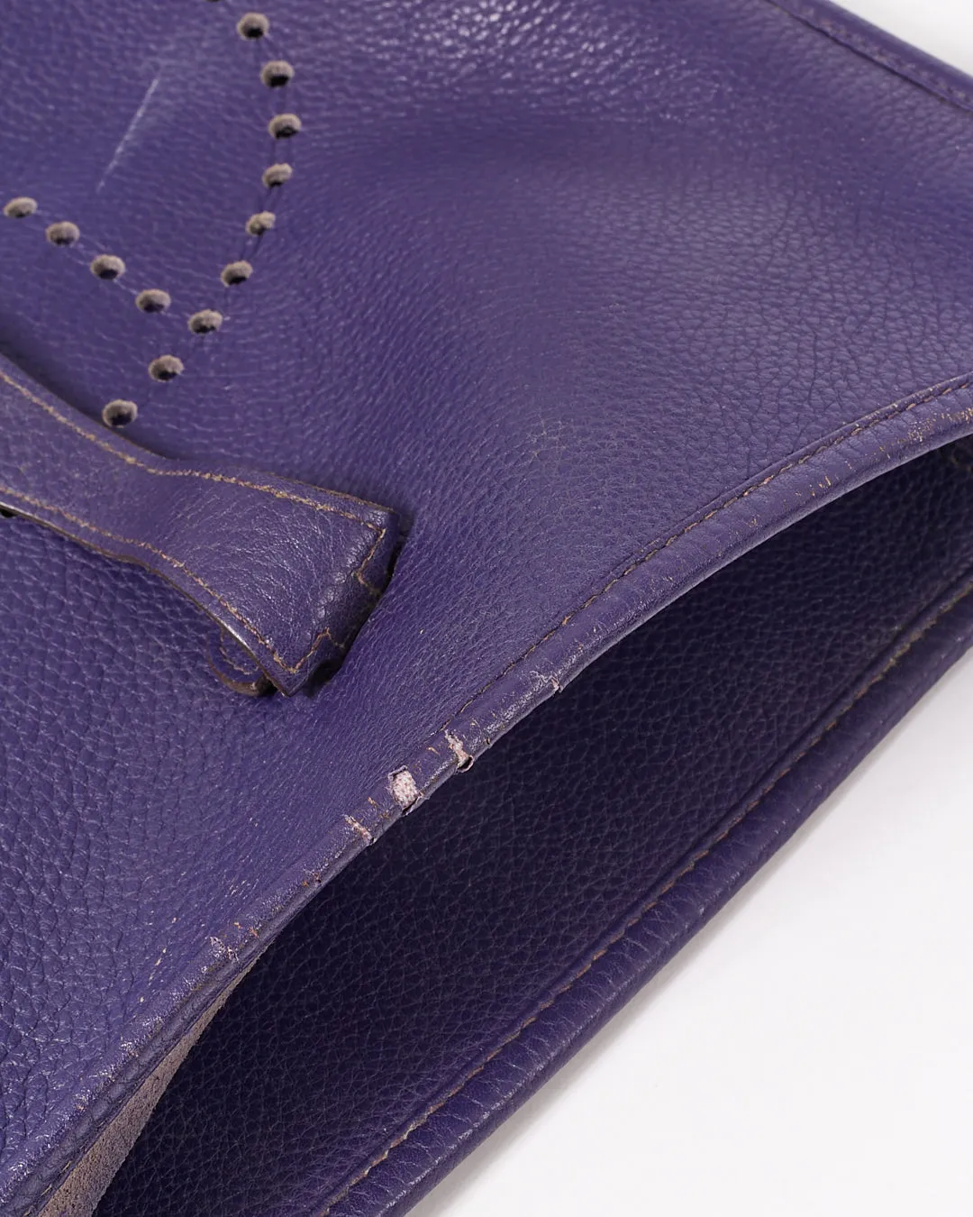 Hermes Purple Togo I Series PM 29 Crossbody Bag