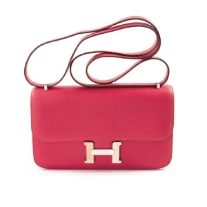 Hermès Constance Elan 25 Rose Jaipur Epsom