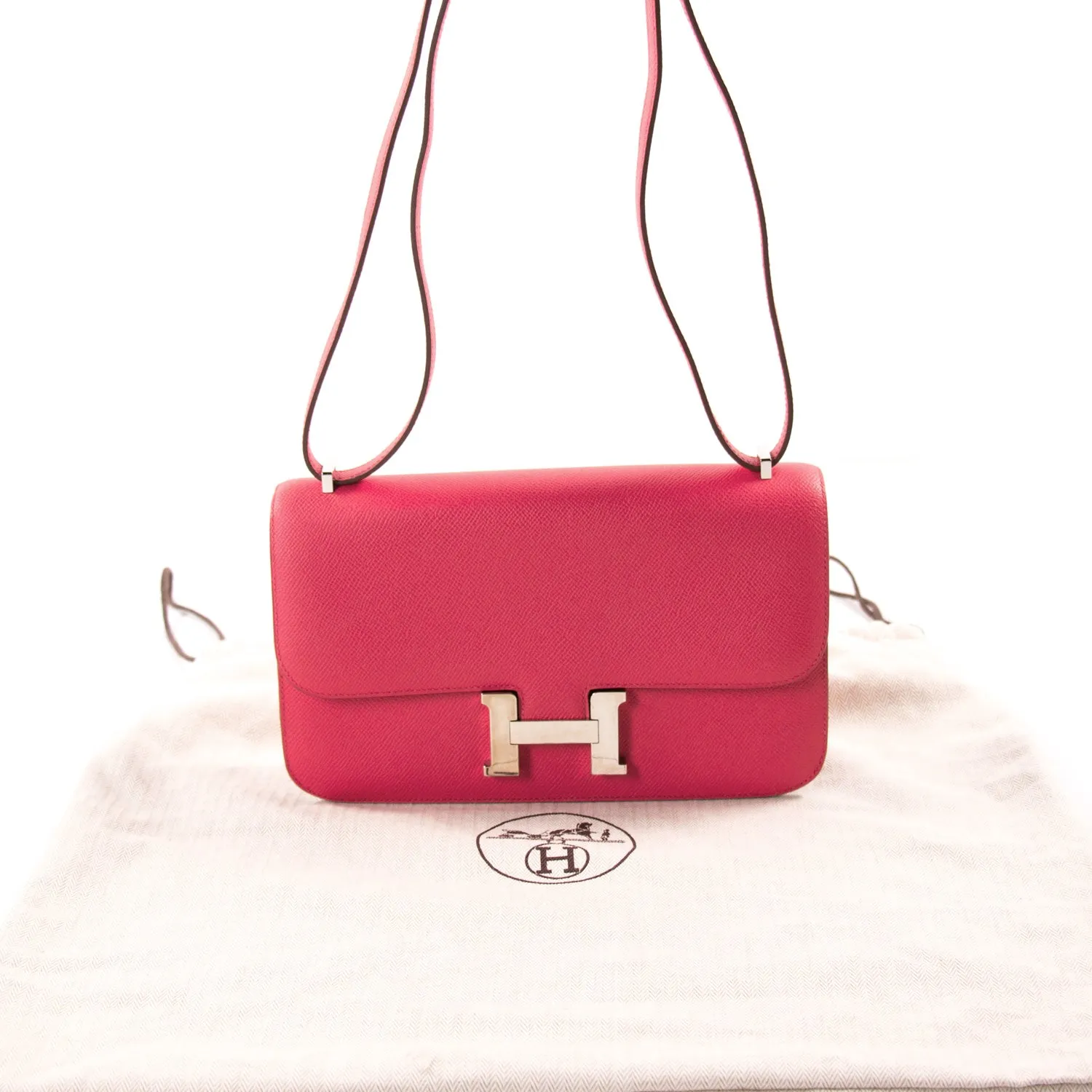 Hermès Constance Elan 25 Rose Jaipur Epsom