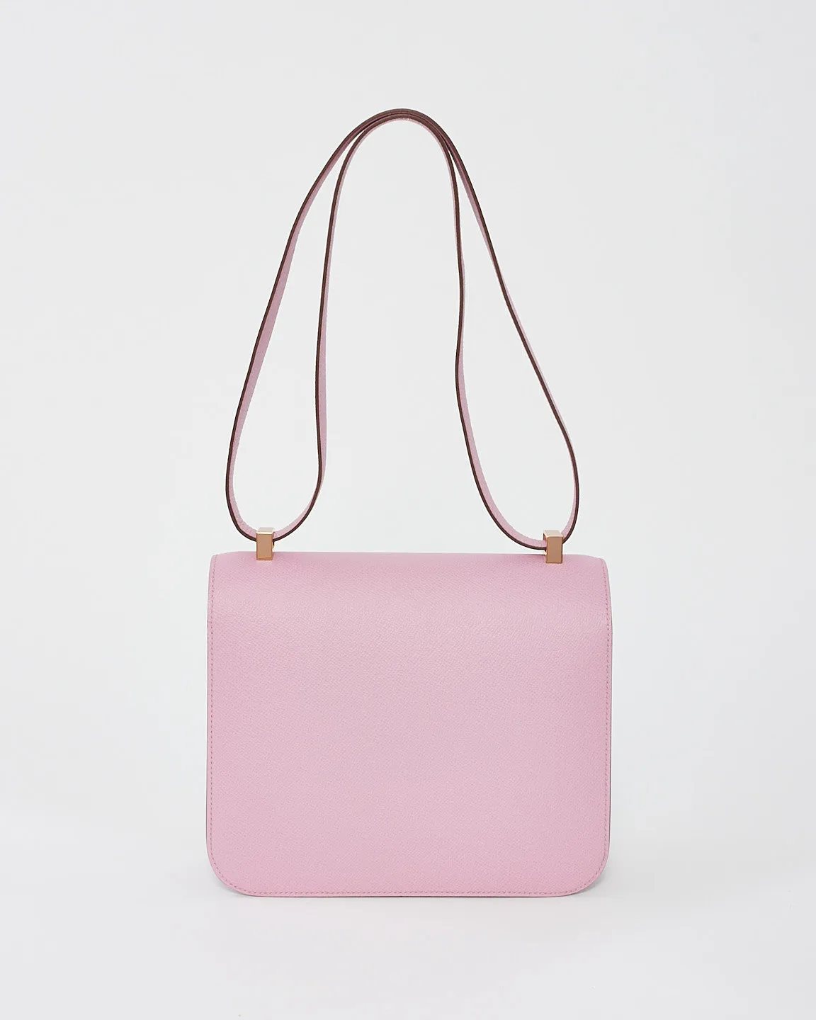 Hermès Mauve Sylvestre Epsom Constance 24 Rose Gold Hardware