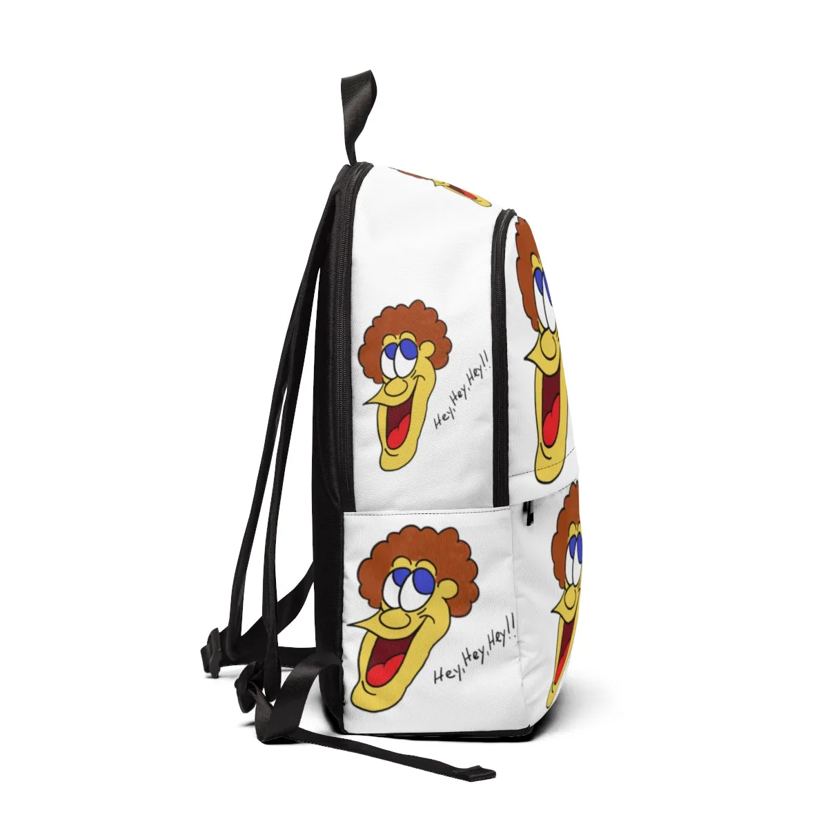 Hey, Hey, Hey!! Unisex Fabric Backpack
