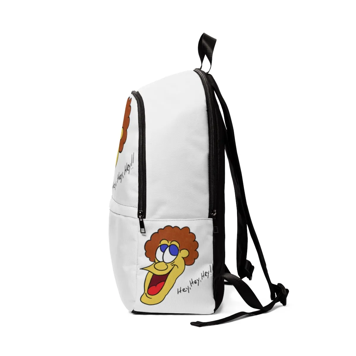 Hey, Hey, Hey!! Unisex Fabric Backpack