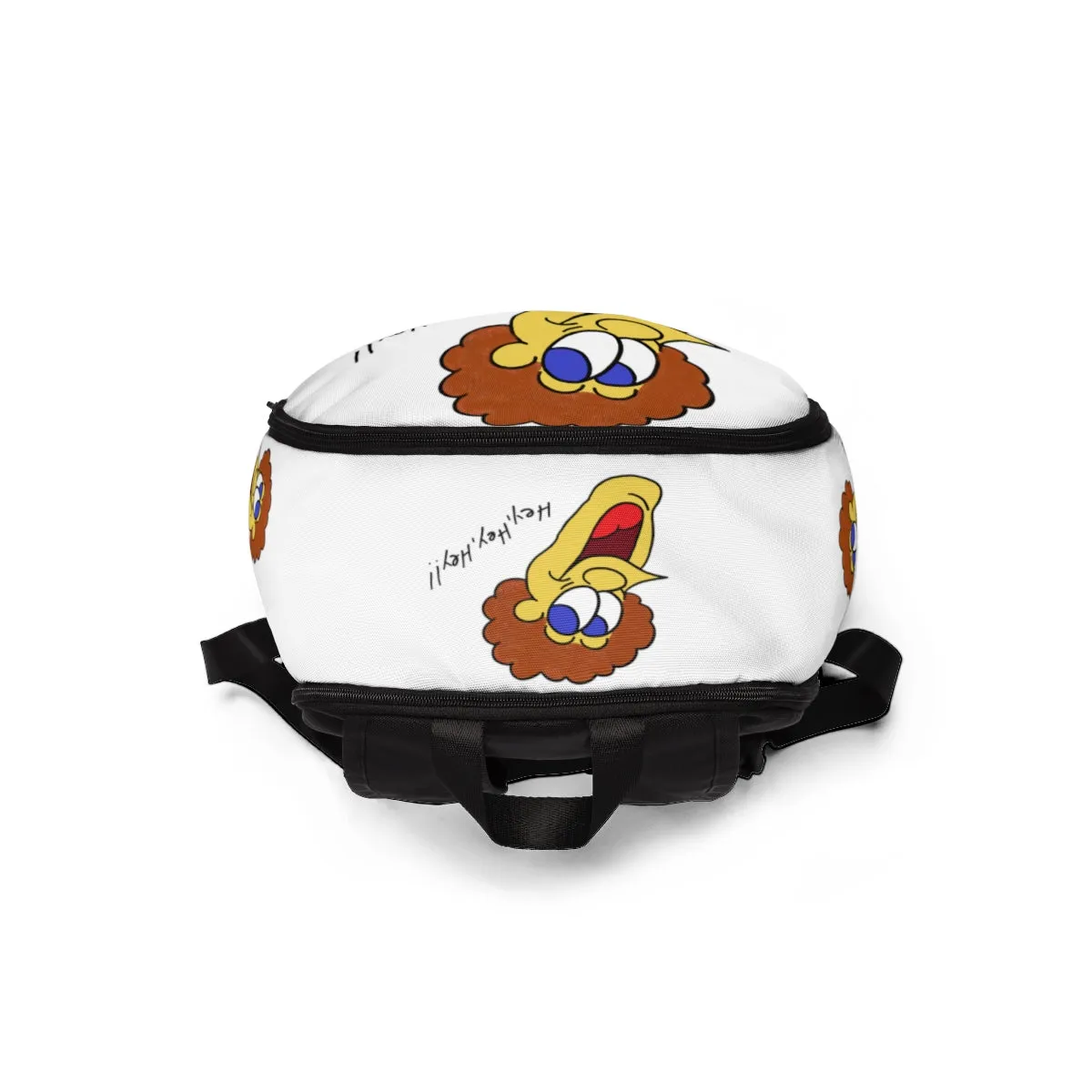 Hey, Hey, Hey!! Unisex Fabric Backpack