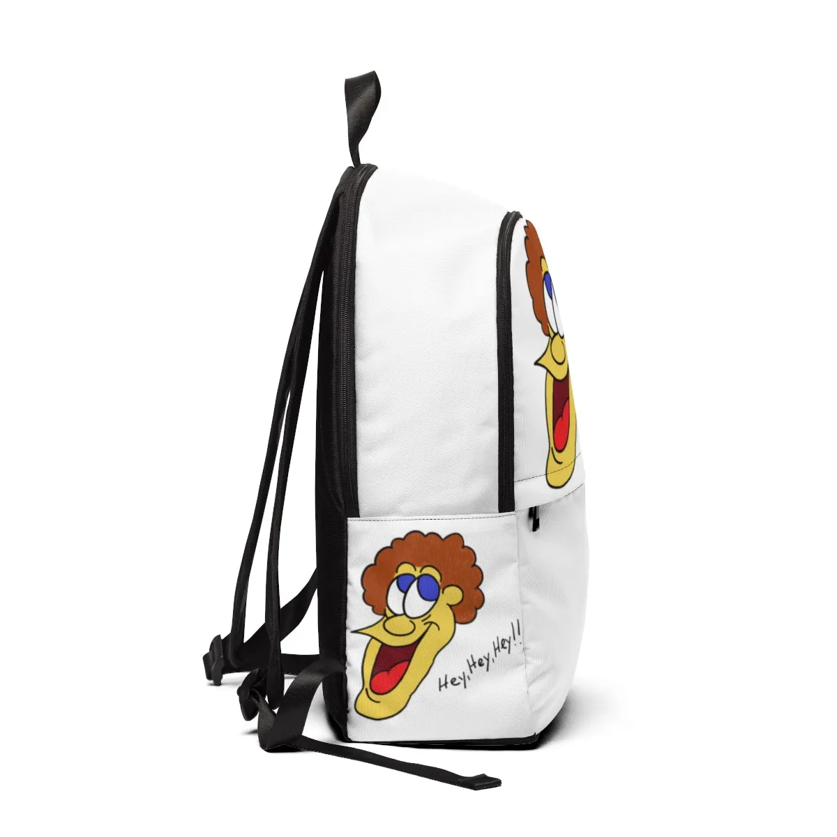 Hey, Hey, Hey!! Unisex Fabric Backpack