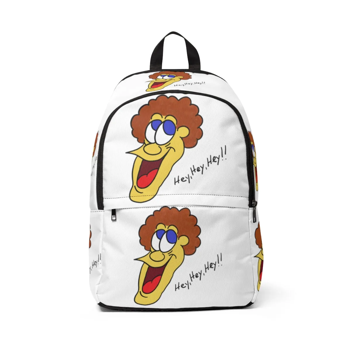 Hey, Hey, Hey!! Unisex Fabric Backpack